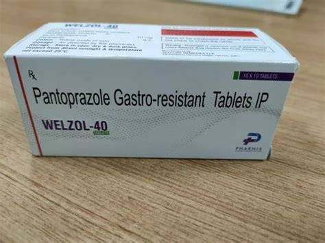 Mg Welzol Pantoprazole Gastro Resistant Tablet At Rs Box