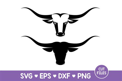 Longhorn Svg Longhorn Png Longhorn Head Svg Texas Longhorn Etsy Australia