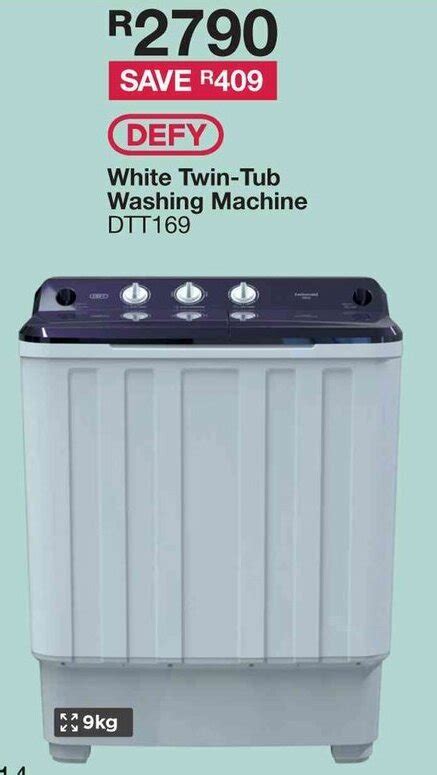 Defy White Twin Tub Washing Machine Dtt Offer At House Home