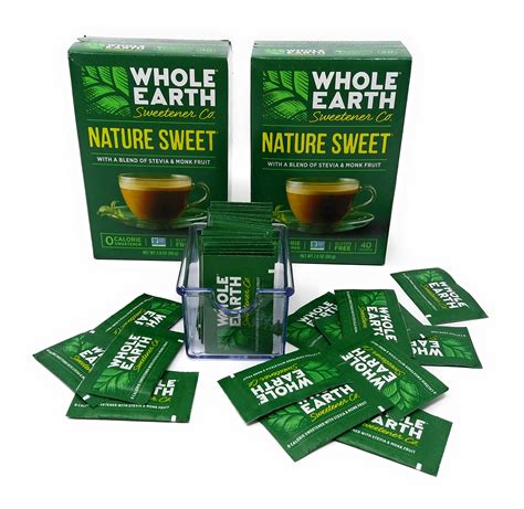 Buy Whole Earth Sweetener Company Nature Sweet Stevia And Monk Fruit 40 Count Boxes Pack Of 2