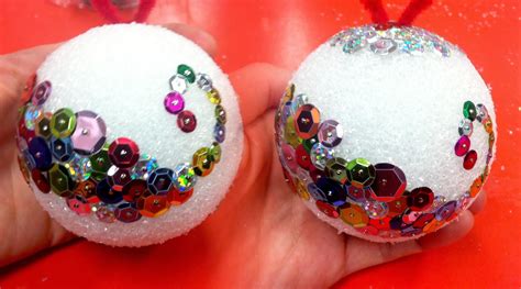 Easy Push Pin Styrofoam Ball Ornament