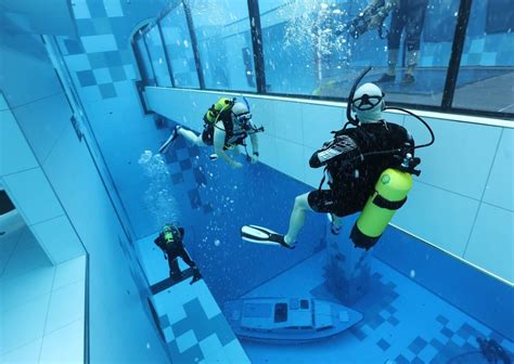 Worlds Deepest Pool Opens In Poland