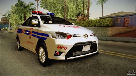 Toyota Vios 2014 Philippine National Police for GTA San Andreas