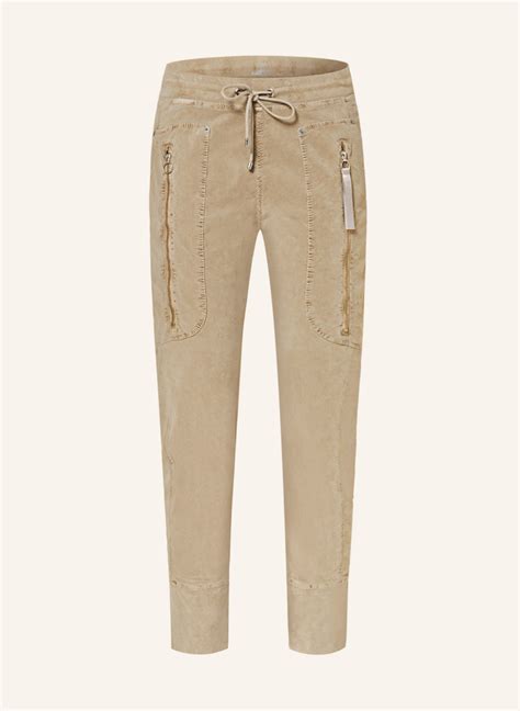 Mac Cordhose Future Im Jogging Stil In Beige