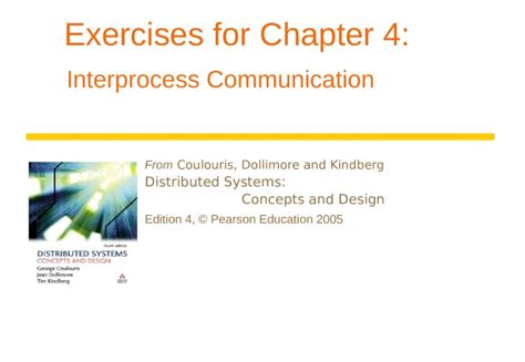 Ppt Exercises For Chapter Interprocess Communication From