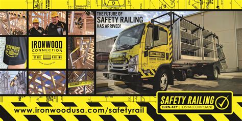 OSHA Safety Rail | Ironwood Connection | Stair & Railing Company