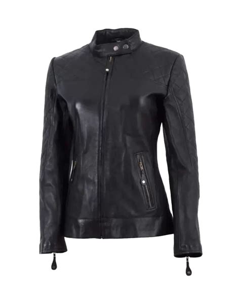 Women S Cafe Racer Jacket Women S Motorcycle Jacket