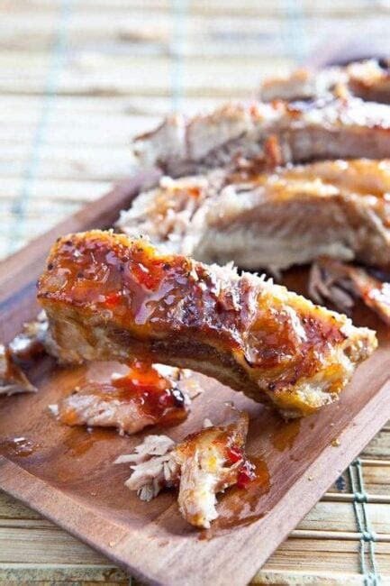 Fall Off The Bone Baby Back Ribs With Sweet Chili Sauce Steamy