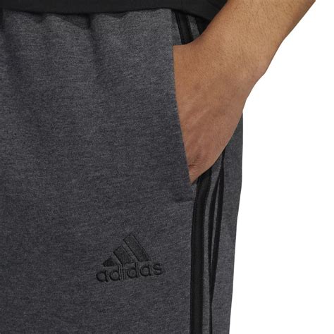 Adidas Essentials Fleece Tapered Elastic Cuff 3 Stripes Joggers Pants