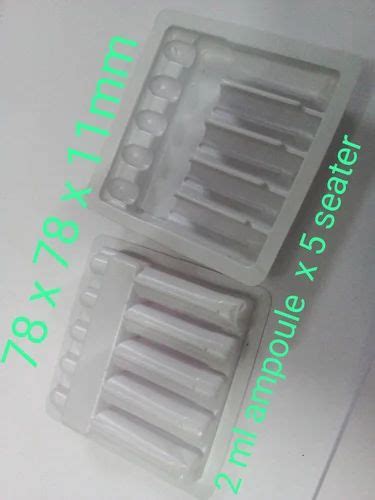 HIPS White Ampoule Packaging Tray Thickness 2mm At Rs 80 100 Pieces