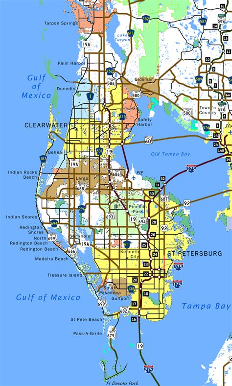 Map Of Pinellas County Florida - Printable Maps