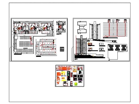 Sistema De Equipo Contra Incendios En Autocad Librer A Cad