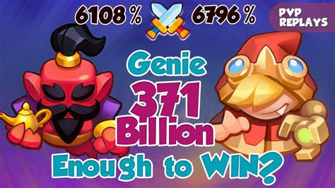 Genie Billion Vs Riding Hood Enough To Win Pvp Rush Royale