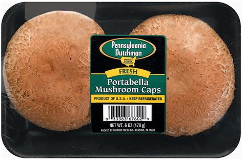 Fresh Portabella Mushroom Caps, 6 oz - Walmart.com - Walmart.com