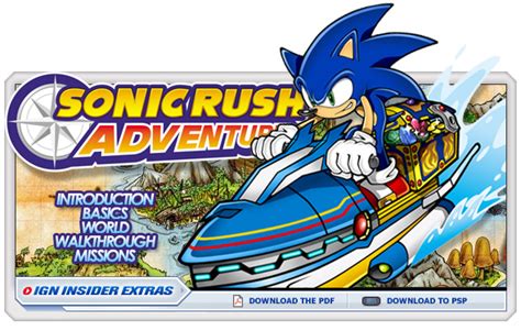 Sonic Rush Adventure - ds - Walkthrough and Guide - Page 16 - GameSpy