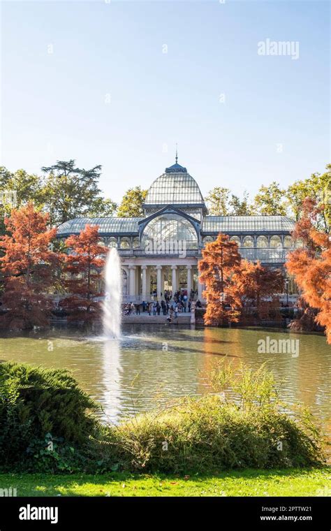 Spain, Madrid, Parque de El Retiro, Crystal palace Stock Photo - Alamy