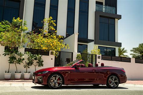 Rent BMW 430 Convertible Burgundy In Dubai Convertible Octane