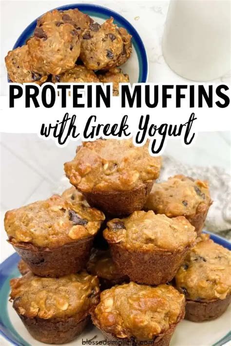 Greek Yogurt Protein Powder Muffins