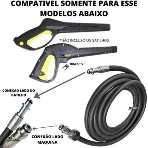 Mangueira Para Lavadora De Alta Press O Karcher Terminal De A O