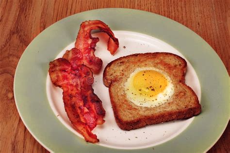 Bacon,Eggs and Toast. stock image. Image of fresh, slice - 37950693