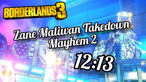 Borderlands Maliwan Takedown As Zane Mayhem Redistributor Only