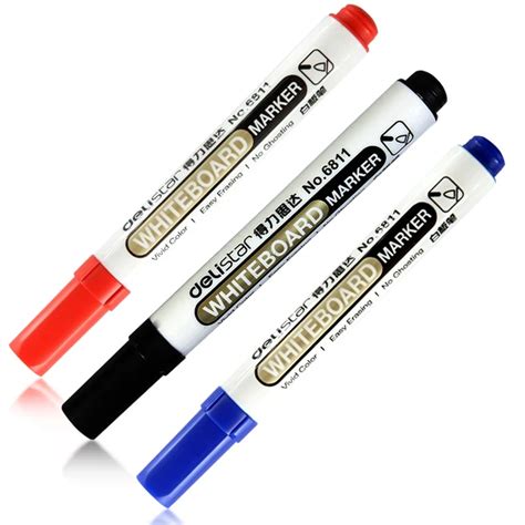 10 Pcs Box Erasable Water Based Dry Erase Marker Whiteboard Marker Pen