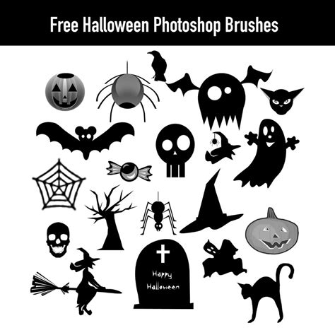 Free Halloween Photoshop Brushes Photoshop Brushes