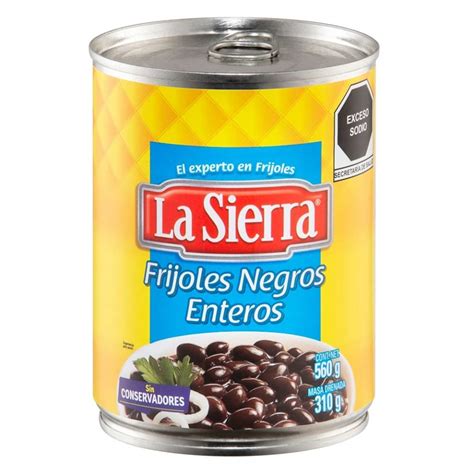 Frijoles Negros La Sierra Enteros En Lata 560 G Walmart