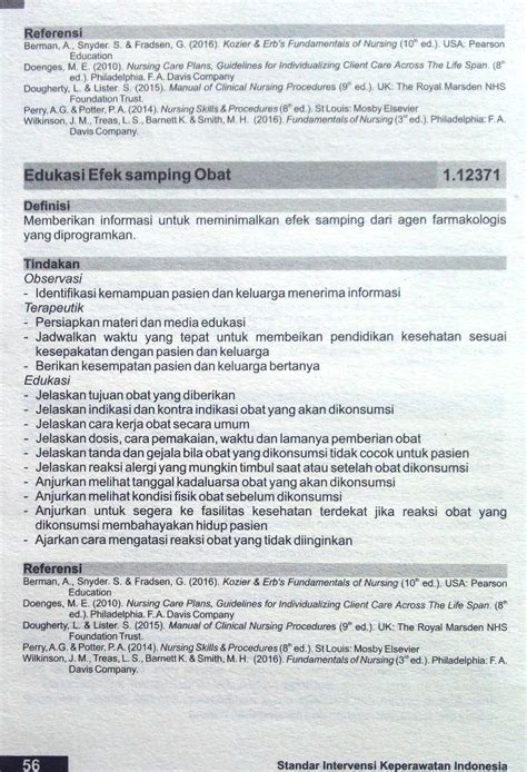 56 1 12371 Edukasi Efek Samping Obat Siki Standart Intervensi