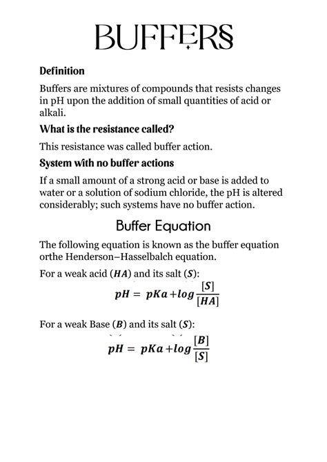 Solution Buffers Lec 5 Studypool