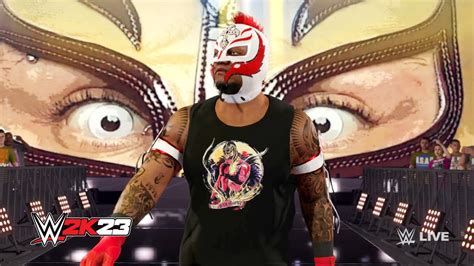 Wwe 2k23 Rey Mysterio Raw 2022 Arena Full Entrance Youtube