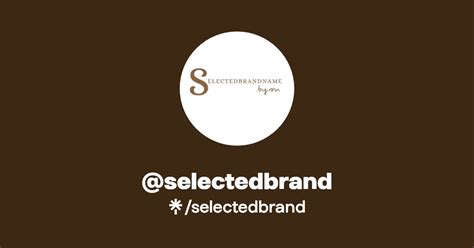 selectedbrand | Instagram, Facebook, TikTok | Linktree