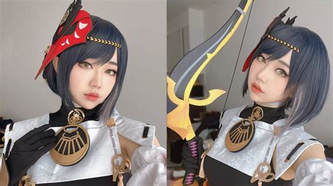 Tsikyo's Kujou Sara cosplay makes you bow down to the tengu | ONE Esports