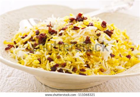 Persian Saffron Rice Berberis Stock Photo 111068321 Shutterstock