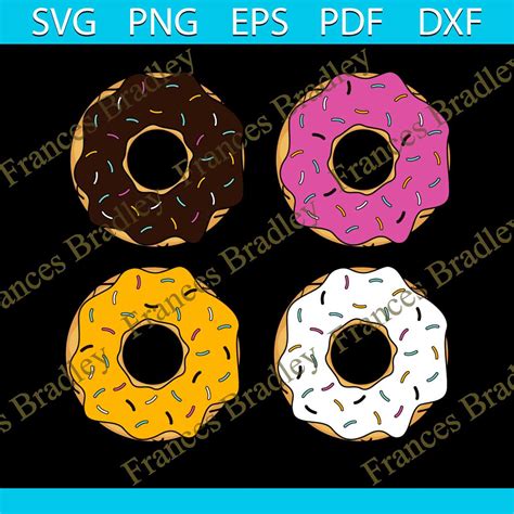 Donut Svg File Donuts Cut File Doughnut Svg Donut Cricut Inspire