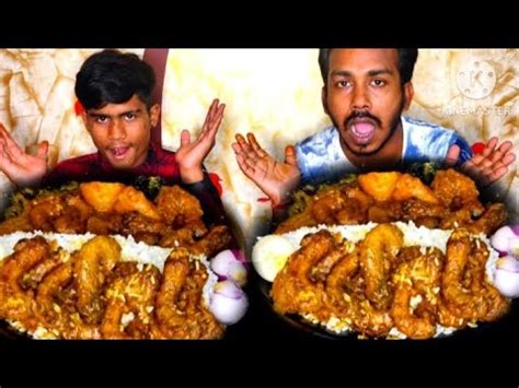 Chicken Neck Curry Boiled Egg Rice Eating Challengeasmr Eating