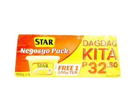 Star Margarine Classic Negosyo Pack (6 Packs x 100g)