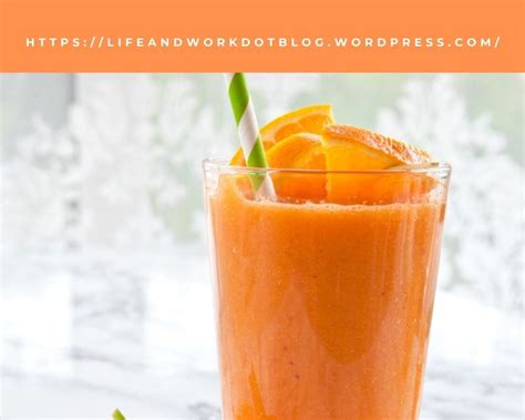 Recipe Orange Carrot Smoothie