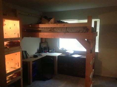 This Is One Of Three Queen Size Bunk Beds We Made For My Three Teenage