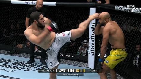 Ufc Recap Highlights Ikram Aliskerov Vs Warlley Alves Youtube