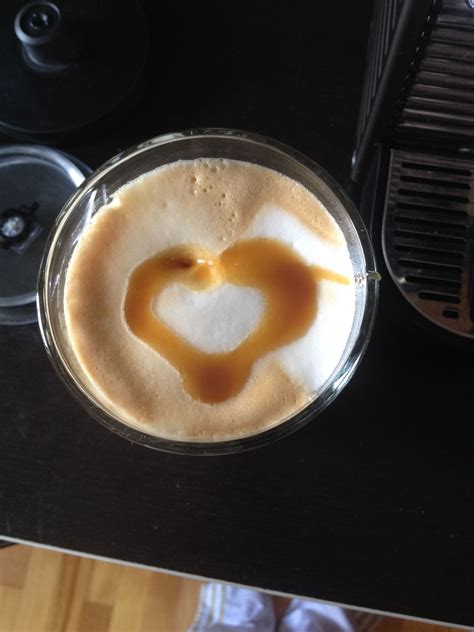 Home Made Nespresso Caramel Macchiato P Caramel Macchiato Food Homemade