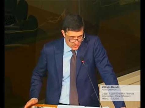 Vittorio Biondi Convegno D Lgs N 254 2016 Non Financial