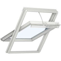 VELUX INTEGRA Fenêtre de toit à rotation solaire GGL 307030 bois laqué