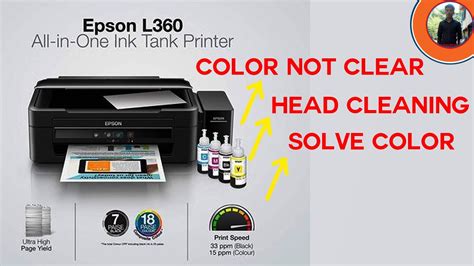 How To Solve Epson L Color Not Clear Printer Epson L Serie Unknown