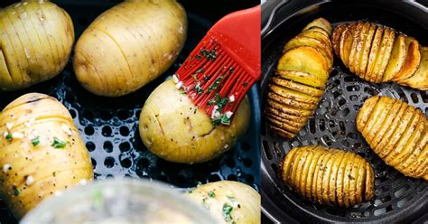 Batata Hasselback Forno e na Airfryer Receita Fácil Confeiteira