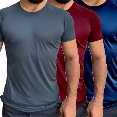 Camiseta Dry Fit Masculina Lisa Casual Treino Academia Esportes