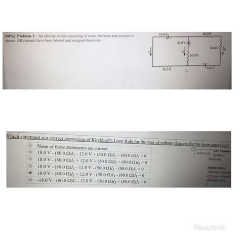 Solved Problem An Electric Circuit Consisting Of Chegg