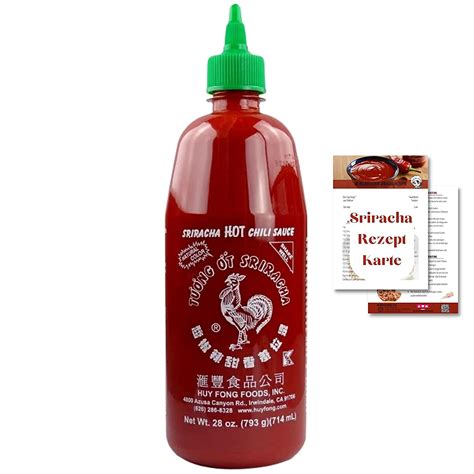 Huy Fong Sriracha Scharfe Chilisauce Das Original 714ml Inkl