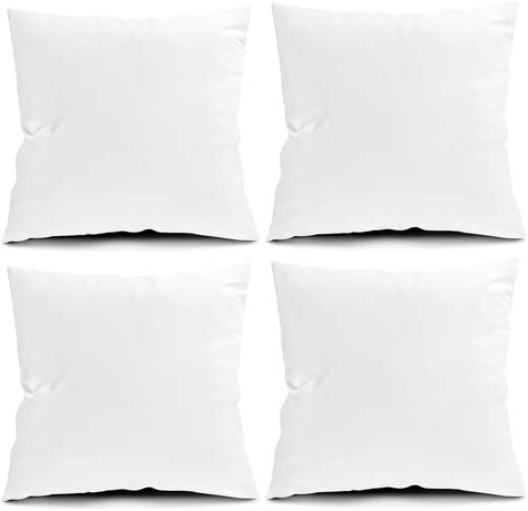 Amazon.com: Fixwal Throw Pillow Inserts Set of 4-26 x 26 Inches Bed and ...