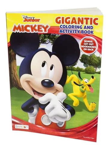 Libro Gigante Para Colorear Y Actividades Mickey Mouse Mercadolibre